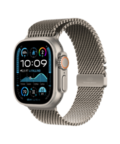 AW Ultra 2 2024 NATURAL Titanium Milanese Loop VN